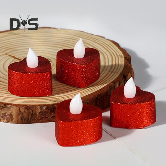 12 Pack Battery Operated Tea Light Candles Flickering Flameless LED Candle Lights Realistic Wicks Tabletop Lamp Decoration