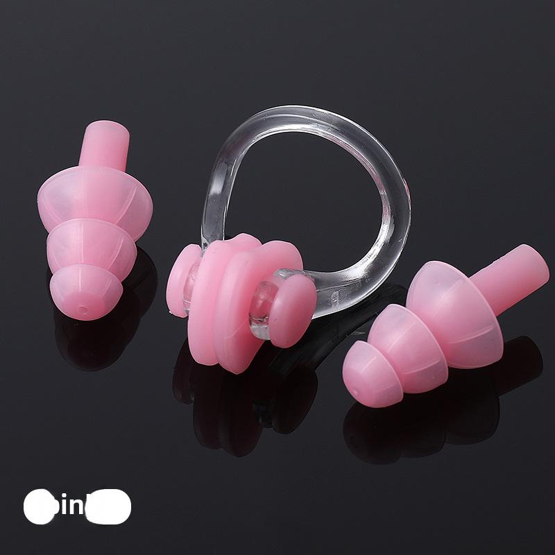 Набор зажимов для носа и берушей для дайвинга для взрослых и детей - профессиональный силиконовый водонепроницаемый купальный костюм