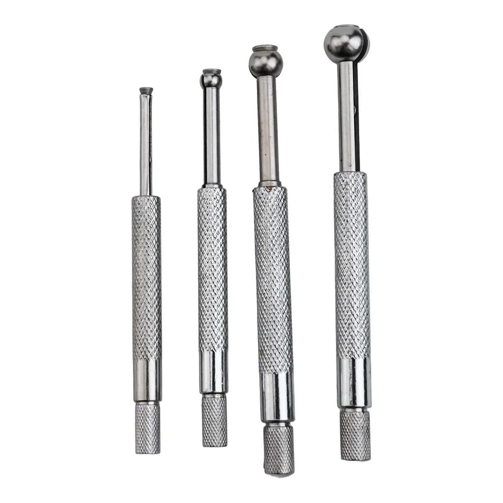 Adjustable Inner Diameter Gauge Kit 4pcs for Measuring Small Holes and Grooves Compatible with Micrometers and Calipers