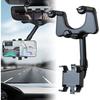 Phone Holder for Car, Car Rearview Mirror Phone Mount, Car Phone Holder, 360 Rotatable and R[1447]