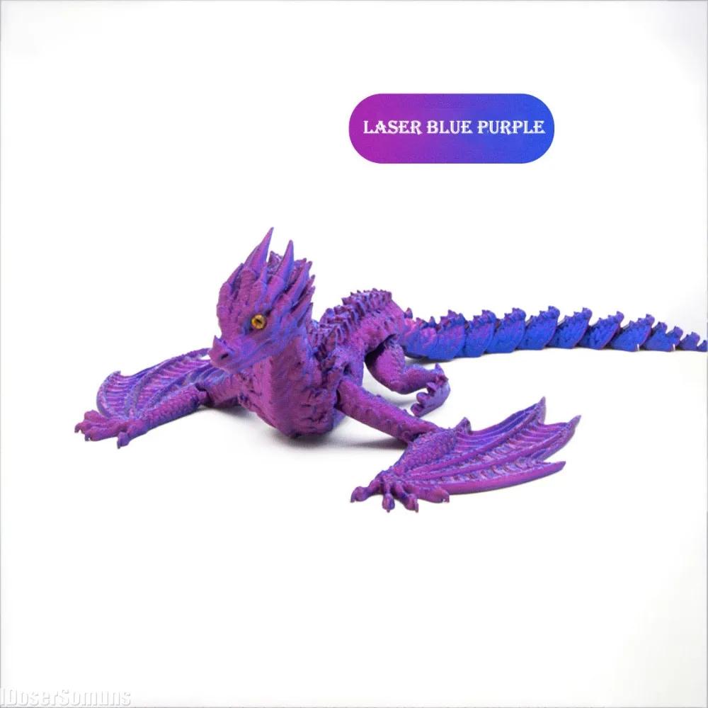 Креативные игрушки 3D-печатный дракон, суставы по всему телу, предметы интерьера и декора, украшения и ослепительные цвета, подарки на день рождения
