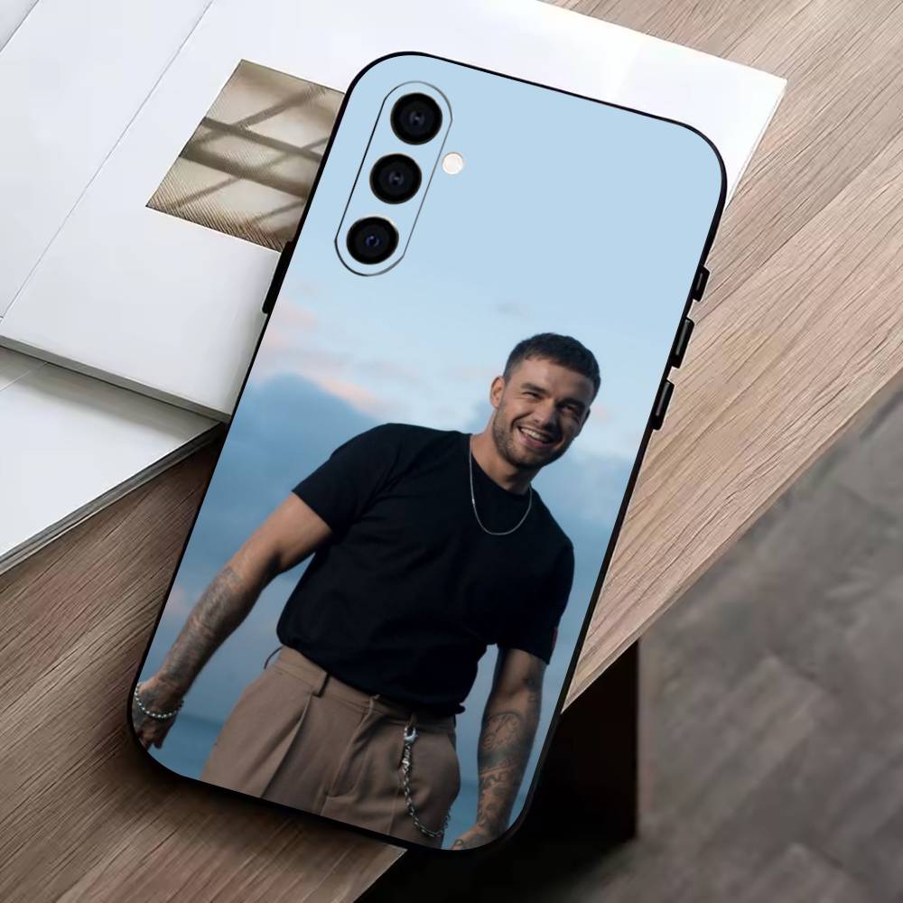 Чехол для телефона певца Лиама Пейна-LP для Samsung Galaxy A73,A72,A71,A70,A53,A52,A51, Мягкий силиконовый черный чехол