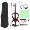 Electronic Violin Set 44 Electric Adjustable Kit with Tuner Bow String Box AU?03