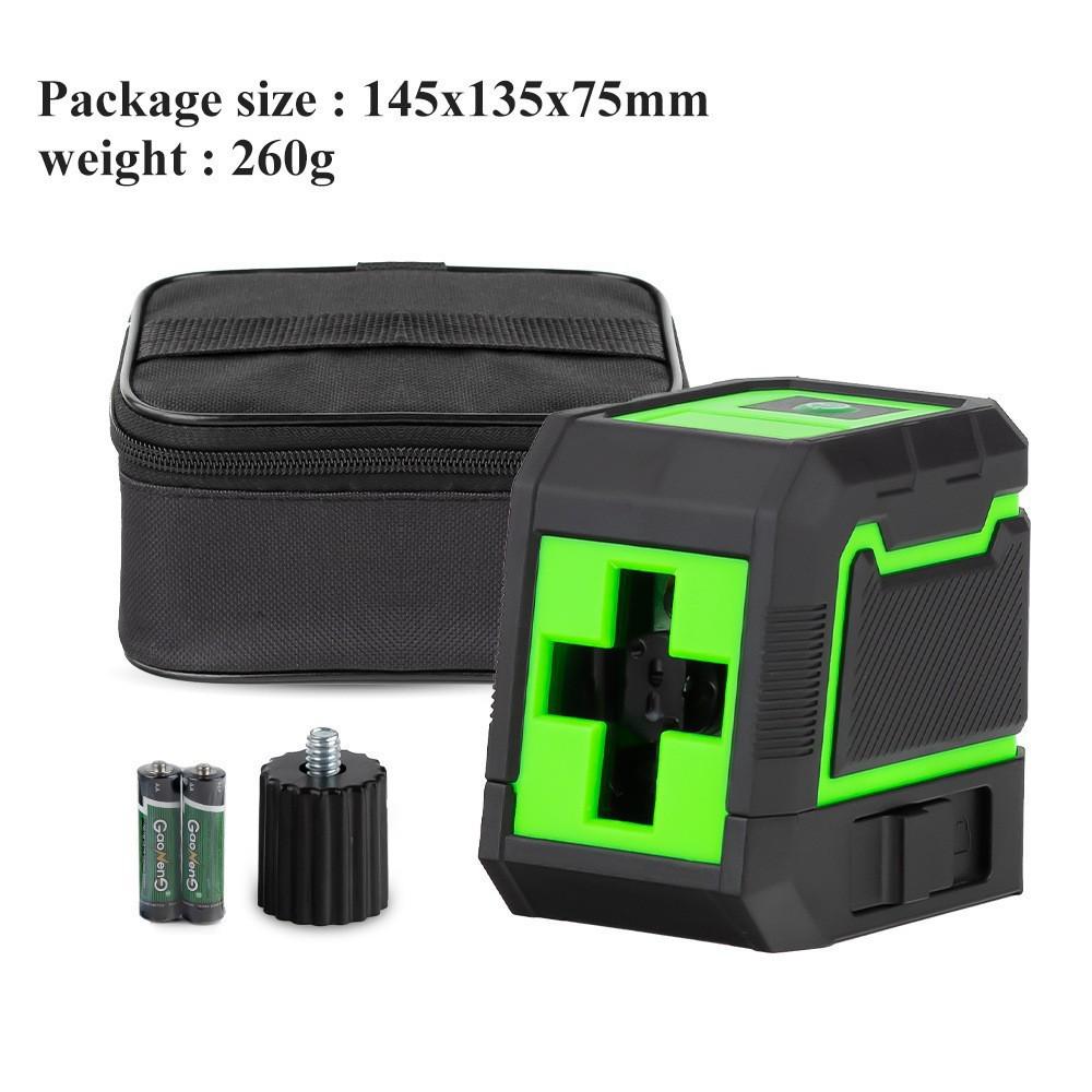 Лазерный уровень Cross Mini 5-линейный, 2-линейный, высокоточный, инфракрасный, с ярким лучом и пузырьковым уровнем