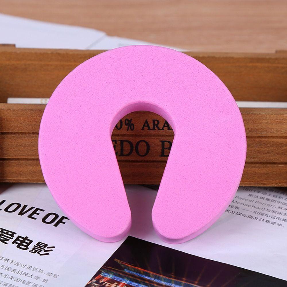 EVA Door Stopper Soft-Touch Fabric-Covered Foam Durable Finger Protector Wall-Mounted