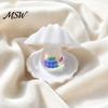 Creative Home Table Decor Disco Snail Figurine, Retro 70s Ball Statue, 3D Modern Aesthetic Room Accents Glitter Mirror Ornament for Office Desktop