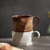 Japanese-style coarse pottery handmade coffee cup retro ceramic couple pair cup creative coffee hanging ear cup household coffee cup