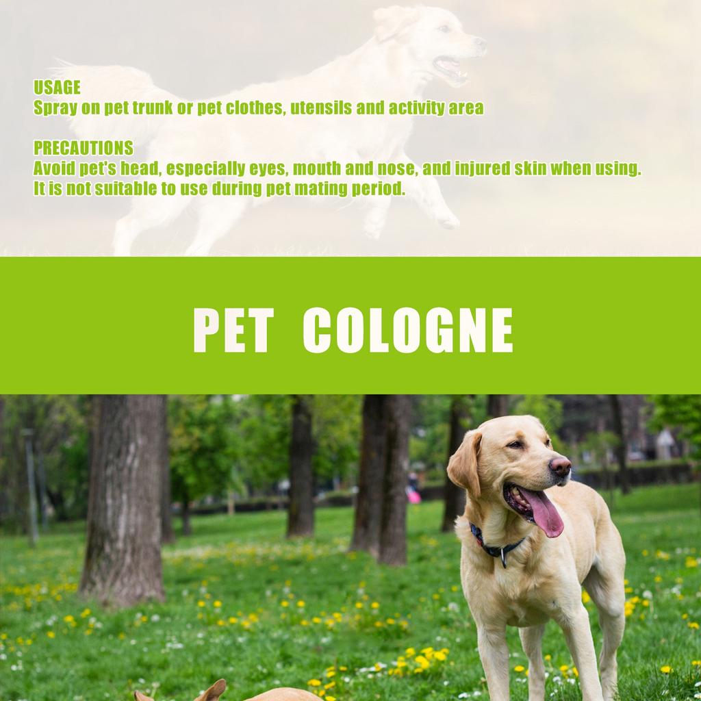 Спрей для питомцев, Кондиционирующий и Дезодорирующий, Парфюм для удаления запаха питомца для всех типов шерсти, 50 мл/1,69 унции