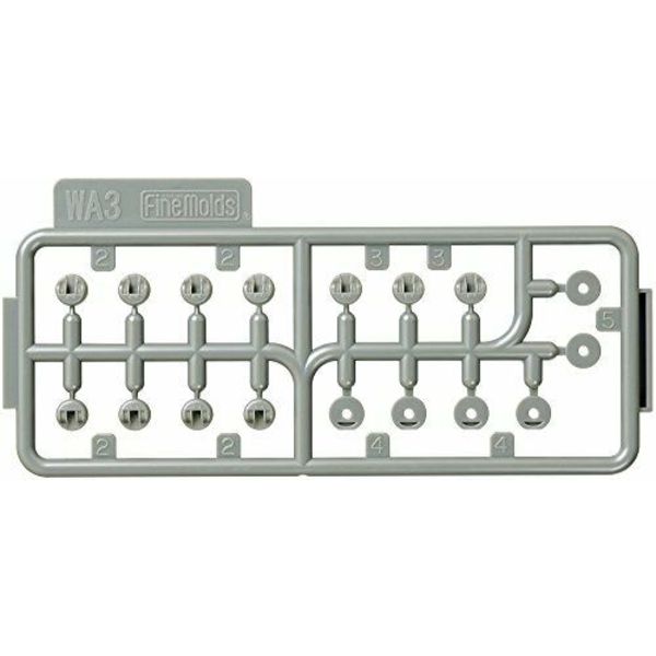 Fine Molds WA3 96 25mm Three Coaxial Gun (shield type for Yamato and Musashi)