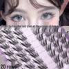 Alluring Fox Eye Corner Lashes: Natural, Segmented Su Daji Style for a Slanted, Realistic Look.