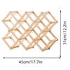 Винная полка Деревянные стойки для хранения вина Столешница 10 бутылок Складная Свободностоящая Деревянная винная полка Хранение Винная полка для кухни