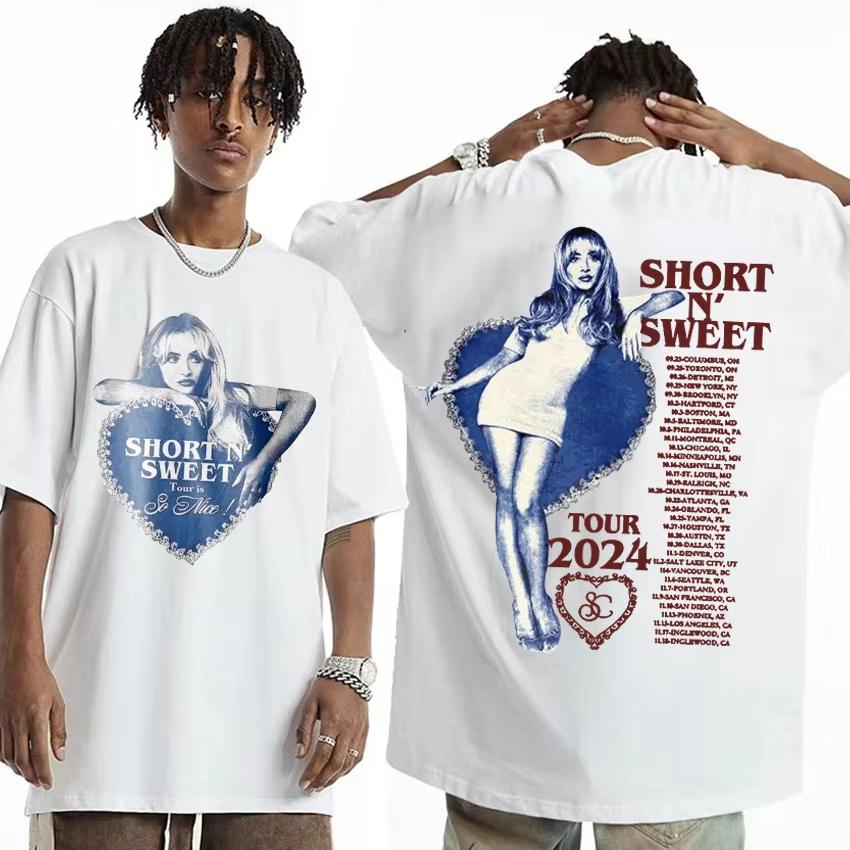 Sabrina Carpenter Tshirt Female Comfortable Unisex Harajuku University Shirt Graphic Y2k Trendy 2000s 80s University