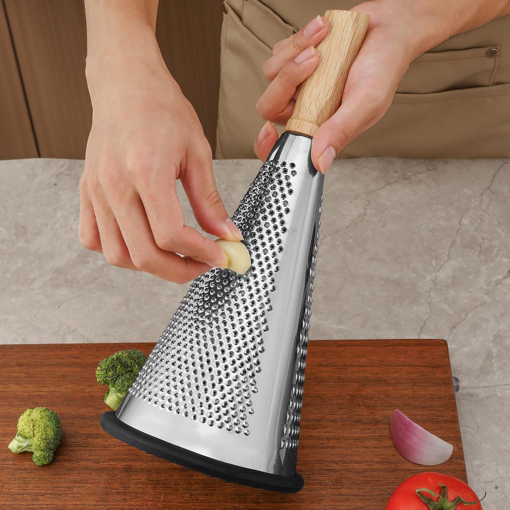 Rubber Wood, 8 Inches, 9 Inches, 10 Inches, Stainless Steel, Conical Planer, Melon Planer, Multifunctional, Vegetable Slicer, Kitchen Tool