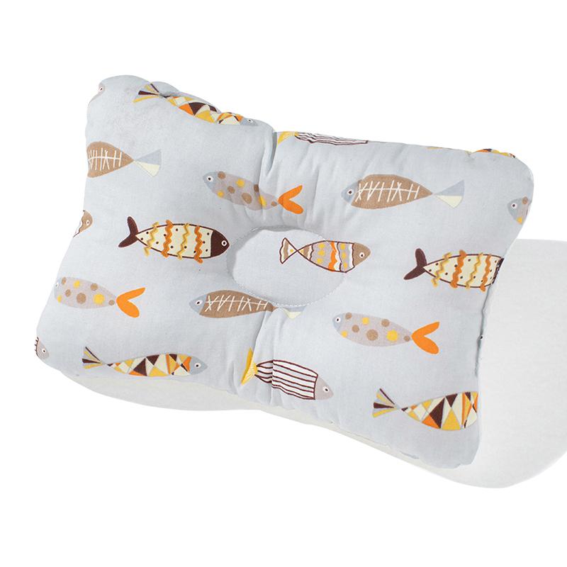 Постельное белье для новорожденных, хлопковая подушка для предотвращения плоской головы, анти-раскатывающая подушка для сна, позиционер