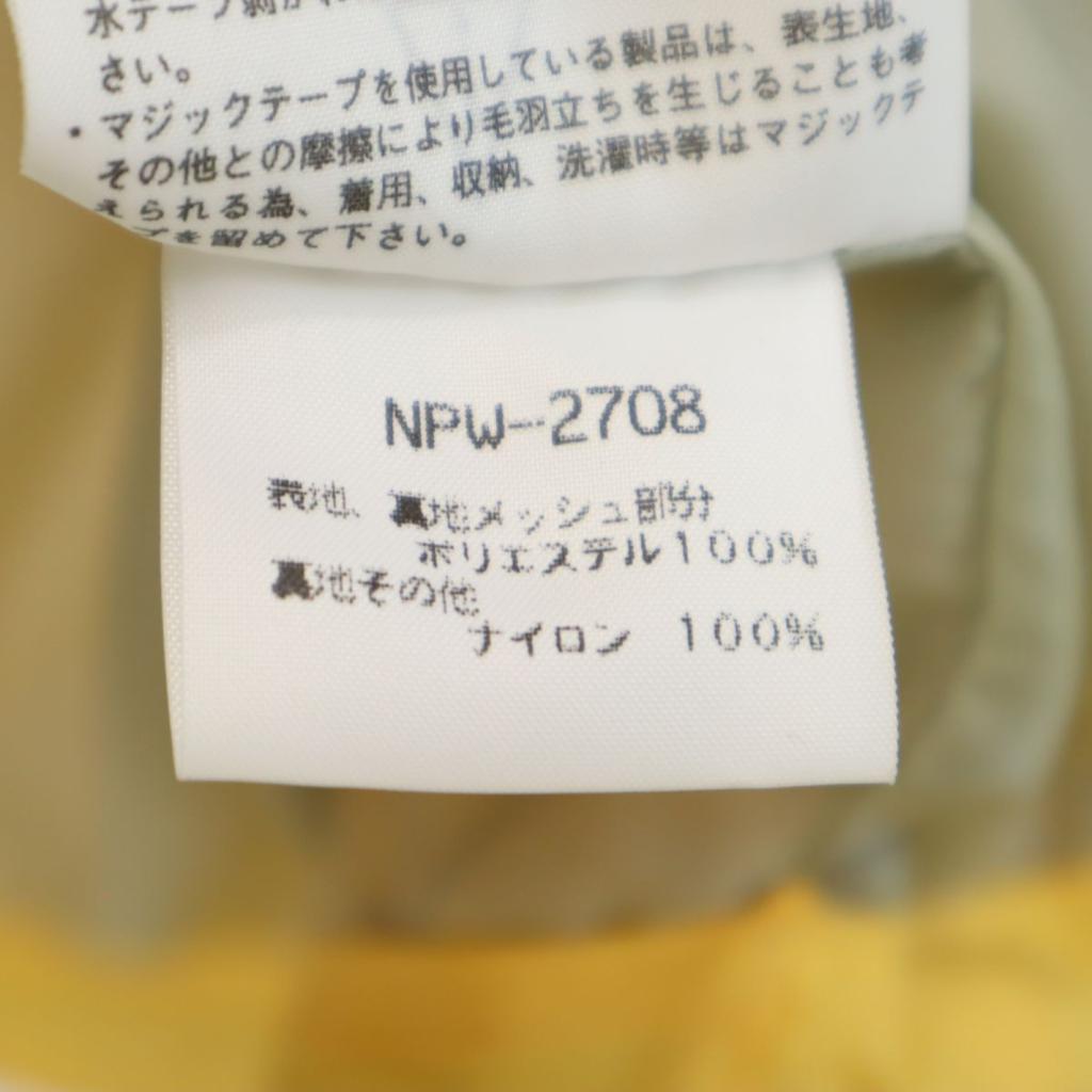 The North Face NPW-2708 Outdoor Mountain Parka S Yellow Women Used