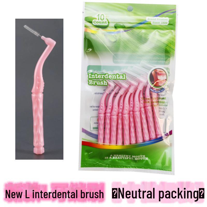 Ортодонтическая L-образная мягкая щетина для чистки межзубных промежутков и зубов мудрости