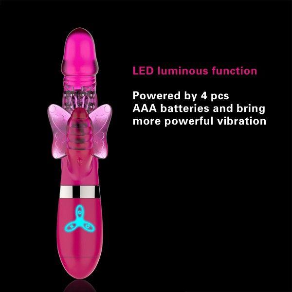 Vibromasseur Papillon Rose