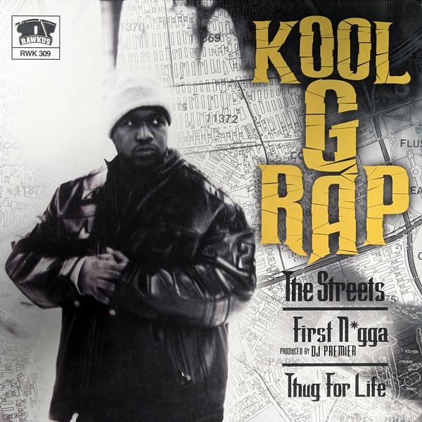 12-дюймовая пластинка KOOL G RAP The Streets First Nigga Thug Fo RWK309 Rawkus 2001 US Rap HipHopRB Б/у
