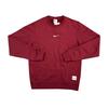 Fleece Lined Crew Neck Sports Casual Long Sleeve Sweatshirt Men Sweatshirt Red IB5567-677