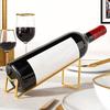 2Pcs Wine Bottle Holder Metal Wine Rack for Countertop Storage Space Saving Wine Display Stand Decorative Home Decoration