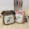 Cartoon Panda Print Schoolbag Kindergarten Backpack Boys and Girls Backpack