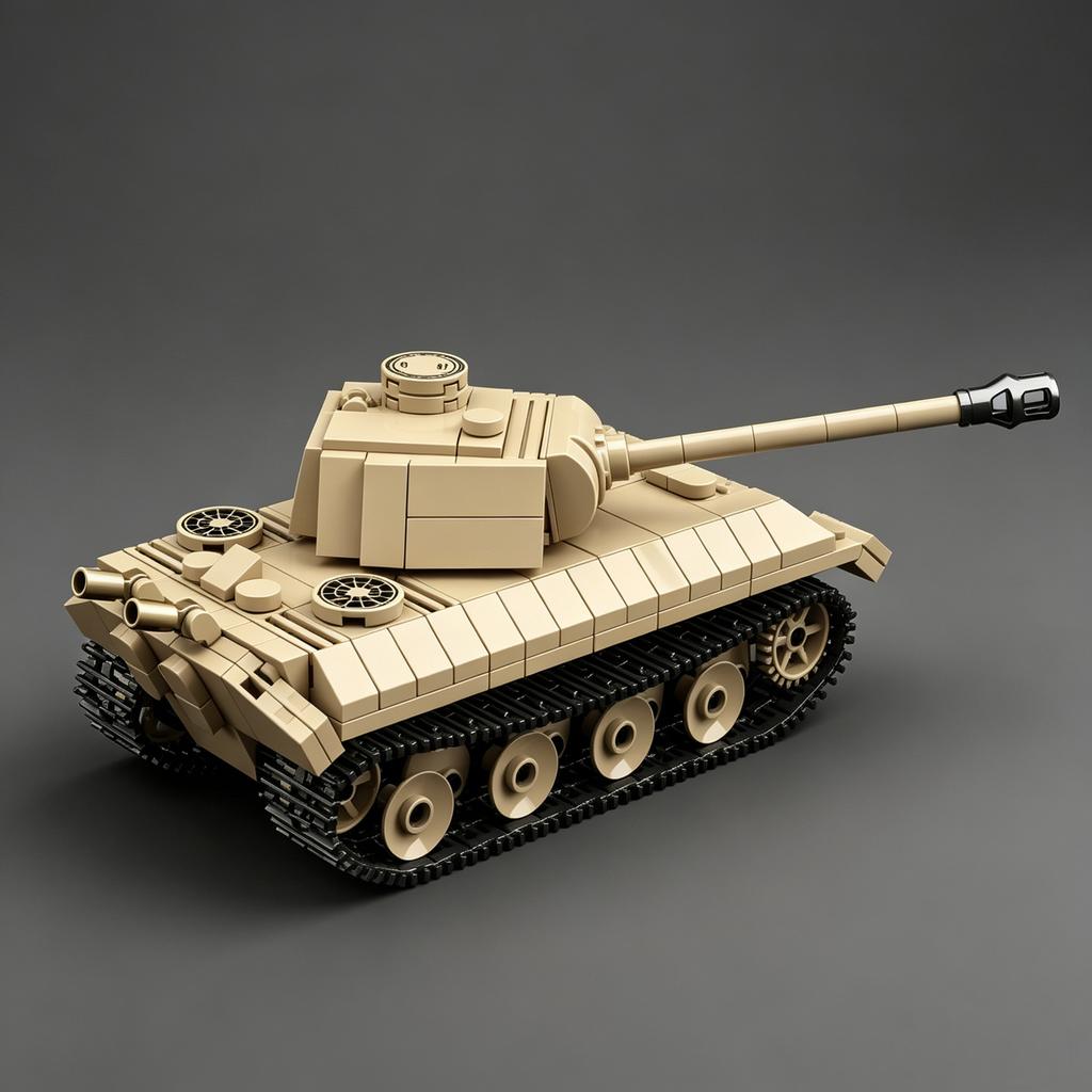 Вторая Мировая Война Немецкий Танк V «Леопард» Тип А Sd.Kfz.171 Масштабная Модель Конструктор Набор Игрушка для Мальчиков и Девочек