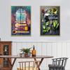 WCIC New Unique And Delicious Spice Decoration Painting Art Cloth Home Background Wall Decoration Hanging Painting