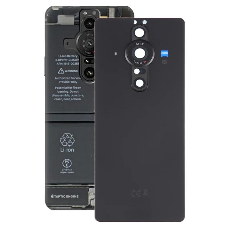 Задняя крышка аккумуляторного отсека для Sony Xperia Pro-I/Sony Xperia 1 II с крышкой объектива камеры