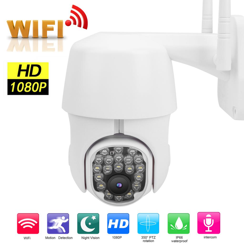 1080P HD Camera 20pcs Lights WIFI Intelligent Tracking Full Color Night View Dome Home Protection