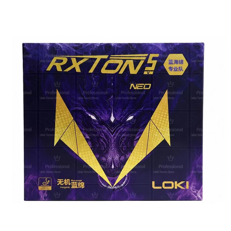 2026 Новая накладка LOKI RXTON 5 NEO для настольного тенниса Липкая топспин-атака Накладка с губкой 100% Оригинальная накладка Loki для пинг-понга