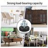 12Pcs Universal Furniture Leveling Feet with T-Nuts Strong Load-bearing Thread Adjustable Levelers Cabinet Chair Table Feet