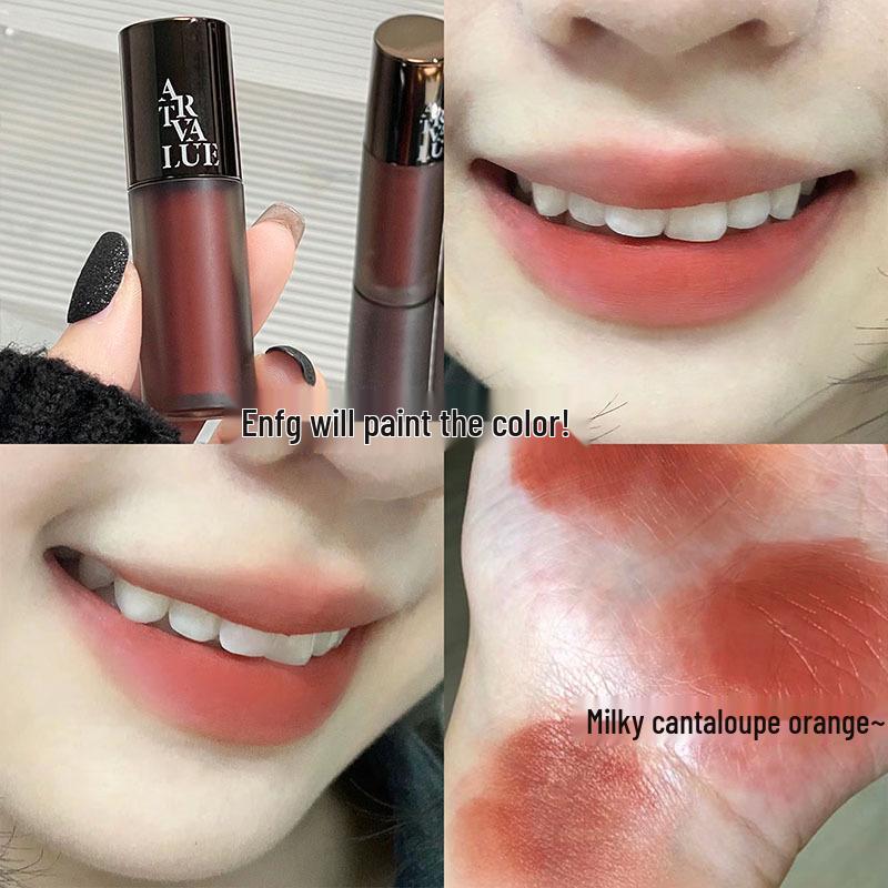 Yujie Матовый бархатный мусс для губ: Нежный дымчато-серый розовый, Стойкий, Не отпечатывается, Макияж в стиле нюд