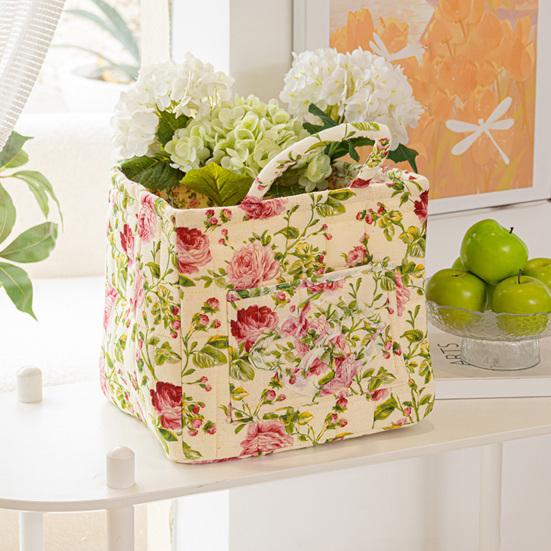 Корзина для хранения с ручками. Многофункциональная складная корзина для хранения из утолщенной ткани большой вместимости.