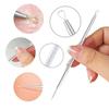 Игла для удаления угрей, набор из 4 предметов, игла для удаления угрей, многофункциональный инструмент для чистки лица, специальное средство для удаления угрей, не повреждает кожу