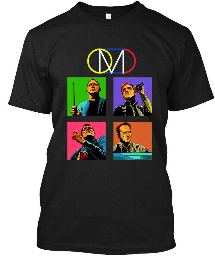 Новый популярный! Музыкальная футболка OMD (Orchestral Manoeuvres in the Dark) Размер S-5XL Унисекс