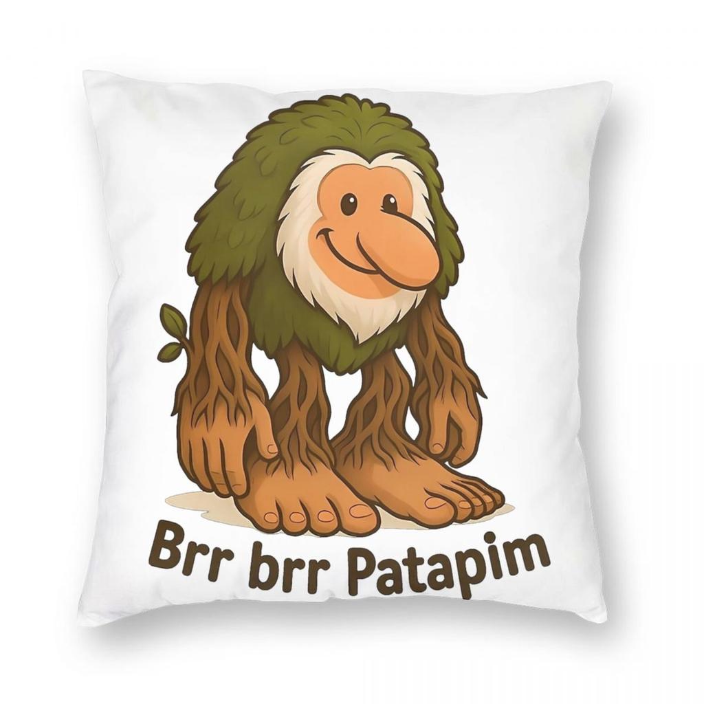 Tralalero Tralala Funny Shark Meme Pillowcase Printing Polyester Cushion Cover Decor Italian Brainrot Memes Pillow Case Cover