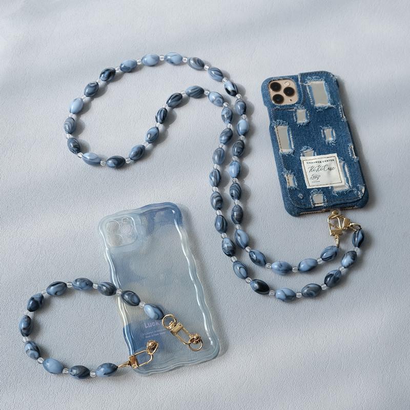 Новая модная женская сумка, аксессуар, съемная однотонная цепочка из бисера, роскошный акриловый ремешок, женская элегантная цепочка на плечо с ручкой