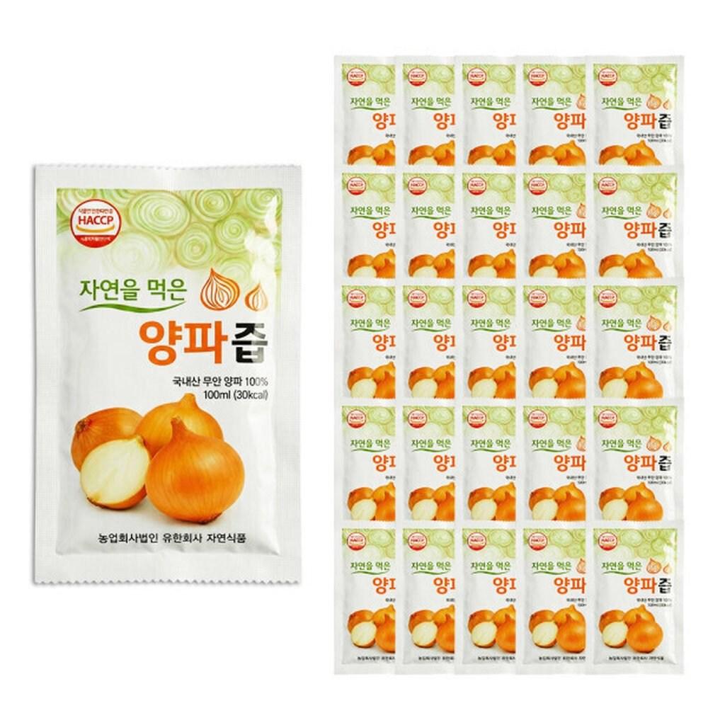 HACCP Natural Food (100 Packs) Natural Food Muan Onion Juice x 100 Packs 100ml 1 pcs
