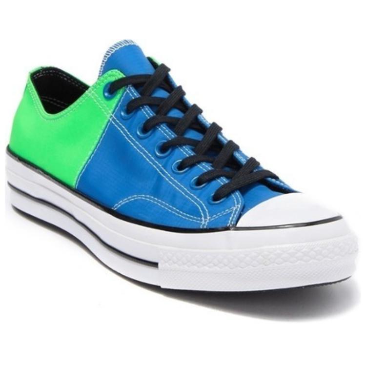 Converse Chuck Taylor All Star 70 Ox Ретро Повседневные Лоскутные Низкие Кеды Унисекс Синий Зеленый
