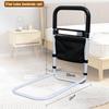 Elderly Adults Bed Rail with Sensor Light Height Adjustable Bed Assist Grab Bar Handle