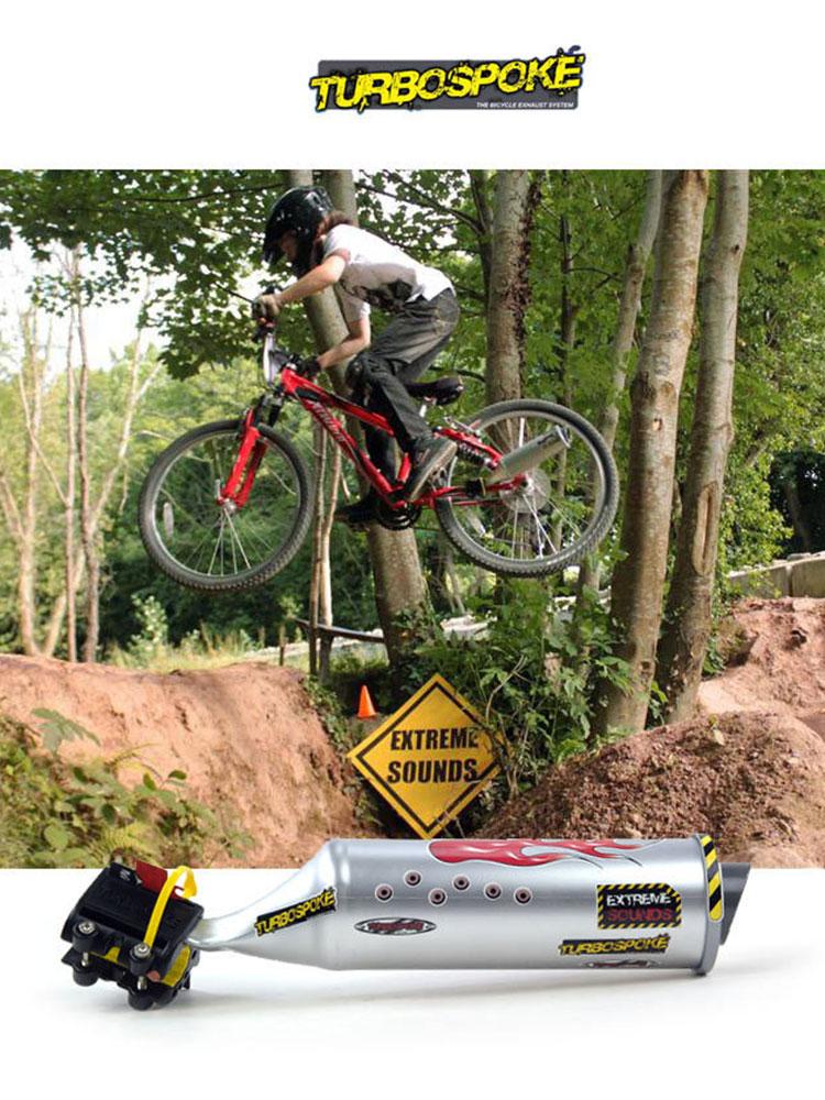 Звук выхлопной трубы Дикие эффекты мотоцикла Велосипедные инструменты для BMX Аксессуары для горного велосипеда Велосипедные инструменты Турбина Мотоцикл