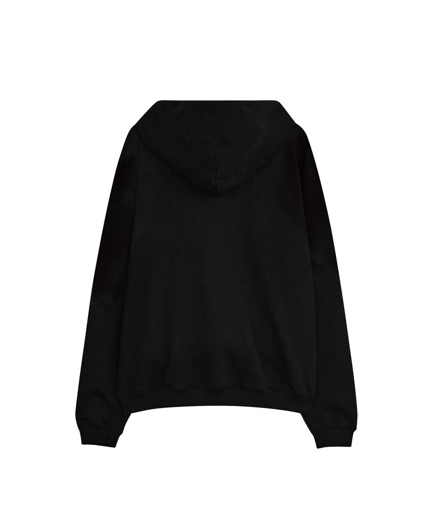 Defgarments Живопись Кистью Худи На Молнии [Черный]