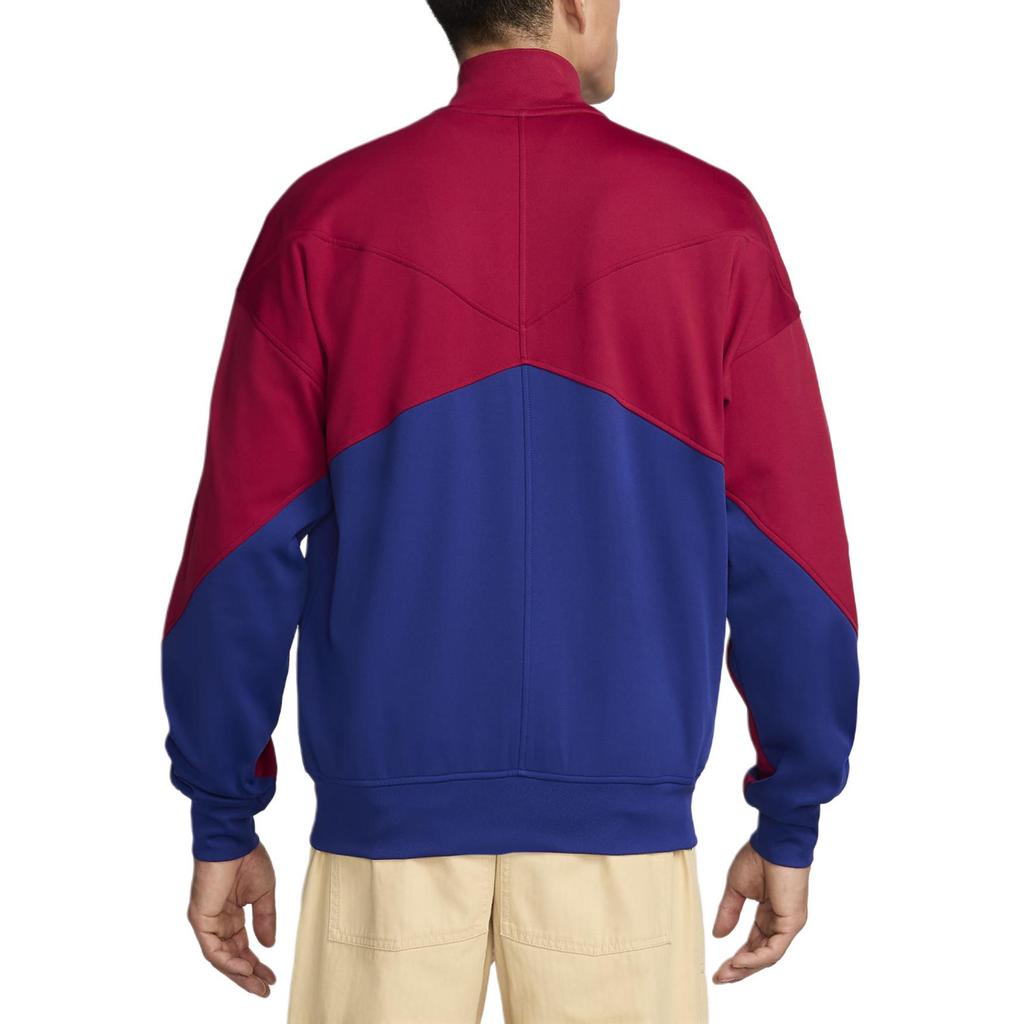 Nike Академия ФК Барселона Pro Домашняя Мужская Куртка-Анорак Nike Dri FIT для Футбола FN9625-455