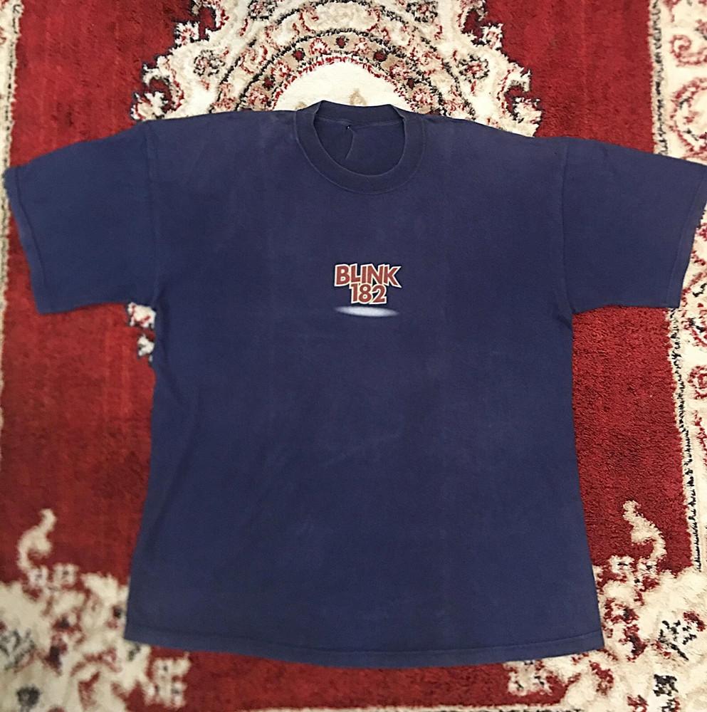 Винтажная футболка Blink-182 90-х с графикой кролика, панк-рок, S–4XL, унисекс
