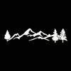 Tree Mountain SUV RV Camper Car-Styling Vehicle Reflective Decals Sticker Decor