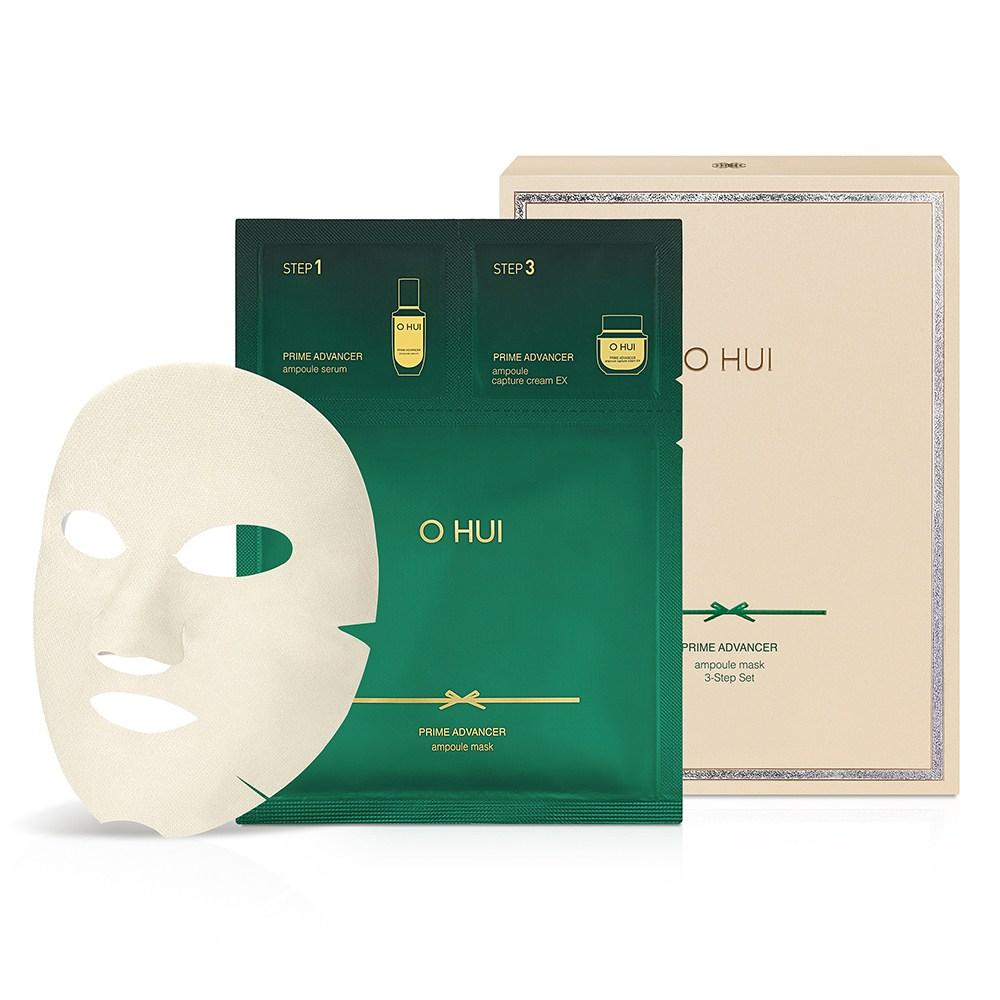 Набор ампульных масок Ohui Prime Advancer Ampoule Mask 3 STEP, 1 набор