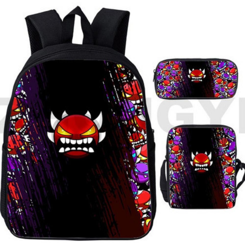 Cartoon Animation Backpack, Third and Fourth Grades of Primary School, Light Burden Reduction, Student Schoolbag Storage Bag