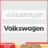 BHMTQ1 ABS Car letter Sticker For VW Volkswagen TIGUAN TOUAREG SAGITAR Logo 2016-2024 Decorative Rear Trunk Emblem Badge Sticker