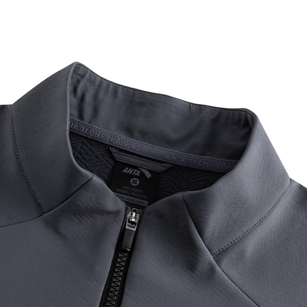 Anta Training Series Woven Sports Jacket Men Jacket Gray 952547603-2