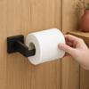 Black Toilet Roll Holder Shelf Toilet Tissue Dispenser  Bathroom Kitchen Laundry Room
